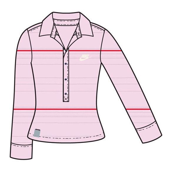 Nike női rózsaszín hosszú ujjú póló L/40 234908/622 /kamplvm Várható érkezés: 03.10