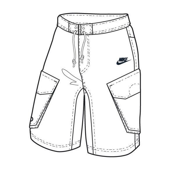 Nike férfi fehér nadrág, térdnadrág L 268687/100 /kamplvm Várható érkezés: 03.10