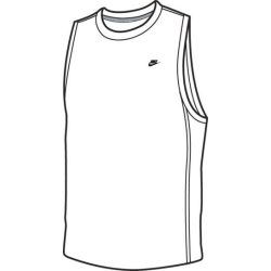   Nike férfi fehér atléta Top újjatlan póló XXL 329552/100 /kamplvm Várható érkezés: 06.15