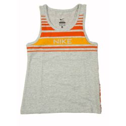  Nike kislány szürke, narancs sárga atléta Top újjatlan póló S (104-110 cm) 412824/050 /kamplvm Várható érkezés: 06.15