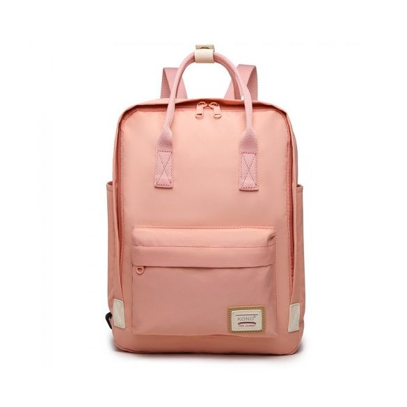 Miss Lulu London EB2017 - Kono Groß poliészter Laptop hátizsák rózsaszín