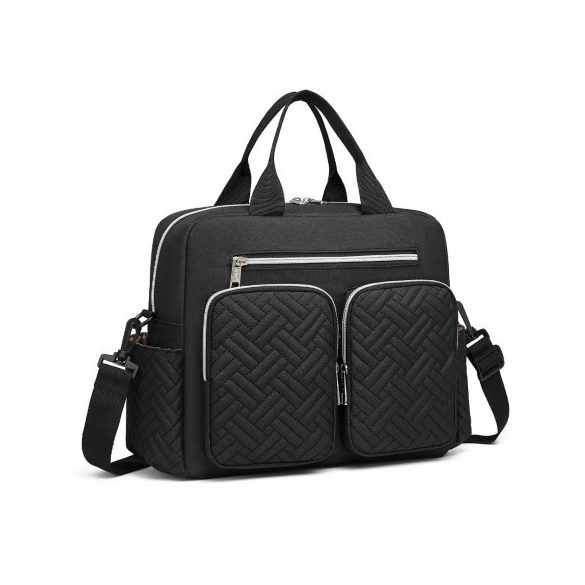 Miss Lulu London EQ2248 - Kono Dauerhaft és Funktionell bevásárló táska zum Wechseln fekete