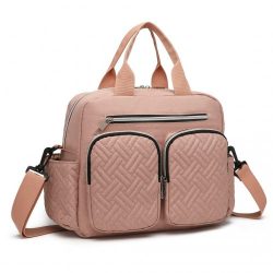   Miss Lulu London EQ2248 - Kono Dauerhaft és Funktionell bevásárló táska zum Wechseln rózsaszín