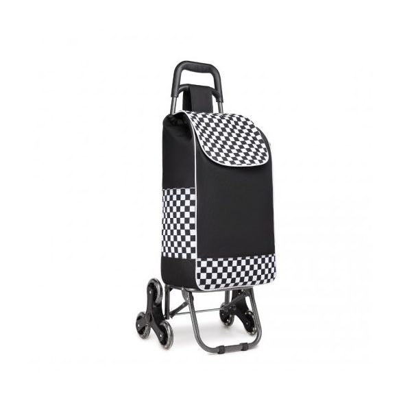Miss Lulu London EQ2259 - Kono 6-Rad-csúszó-bevásárló táska fekete