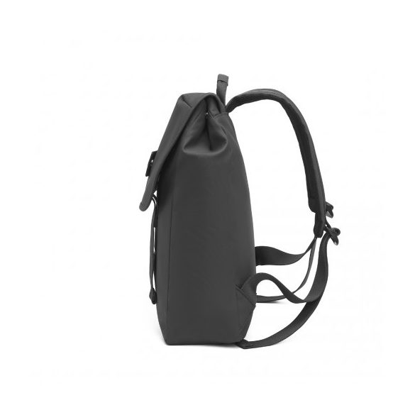 Miss Lulu London EQ2327 - Kono PVC- Wasserfest Stromlinienförmig és Innovativ Klappen-hátizsák fekete