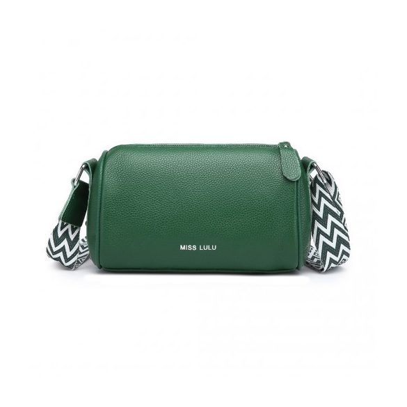 Miss Lulu London L2309 - Leichtes Súly széles vállpánt valódi bőr táska-Táska zöld