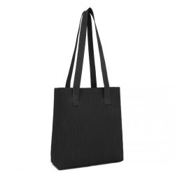   Miss Lulu London LB2326 - Großes Fassungsvermögen poliészter bevásárló táska bevásárlótáska fekete
