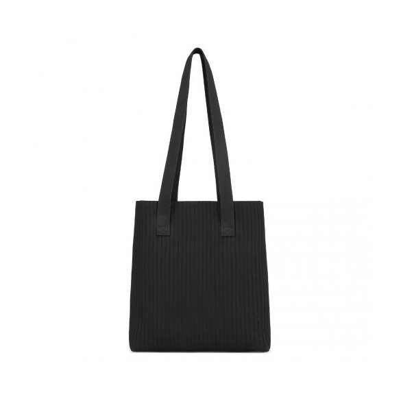 Miss Lulu London LB2326 - Großes Fassungsvermögen poliészter bevásárló táska bevásárlótáska fekete