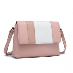   Miss Lulu London LD2251 - -bőr szín blokk válltáska táska rózsaszín