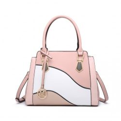   Miss Lulu London LG2254 - szép színkombináció bőr táska Tragetasche rózsaszín