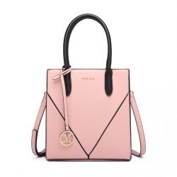   Miss Lulu London LG2255 - szögletes Weiches bőr táska-Táska rózsaszín