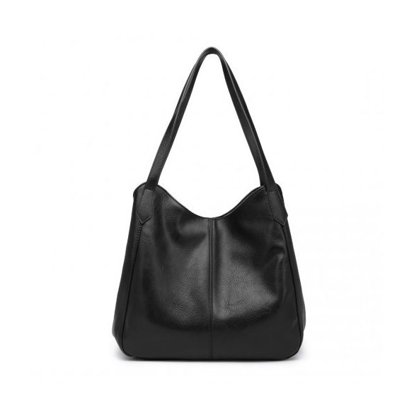Miss Lulu London LH2230 - Weiches bőr Mehrere táska bevásárló válltáska fekete