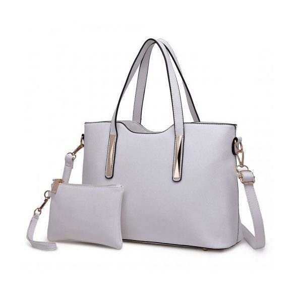 Miss Lulu London S1719 - bőr táska & pénztárca fehér