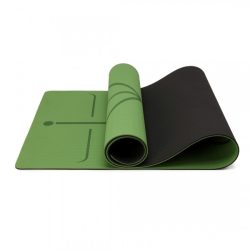   Miss Lulu London Kono TPE rutschfeste klasszikus Yogamatte - zöld és fekete