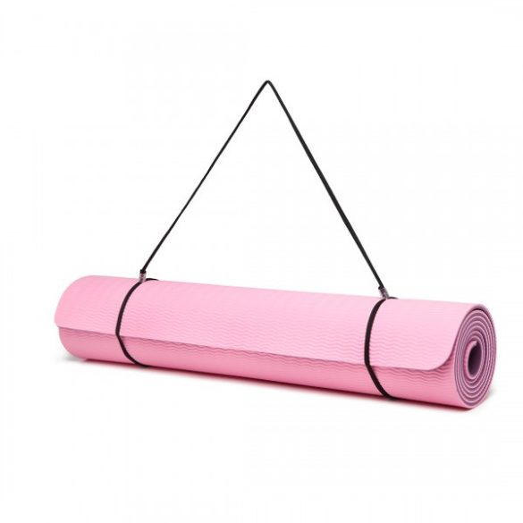 Miss Lulu London Kono TPE rutschfeste klasszikus Yogamatte - Lila és rózsaszín