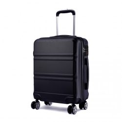   Miss Lulu London K1871-1L - Kono ABS Geformtes horizontales Design 24-Zoll-bőrönd fekete