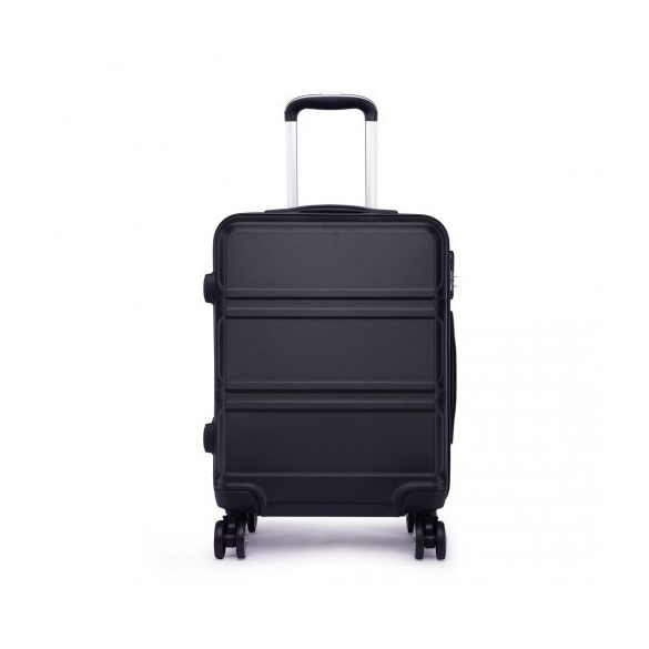 Miss Lulu London K1871-1L - Kono ABS Geformtes horizontales Design 24-Zoll-bőrönd fekete