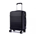   Miss Lulu London K1871-1L - Kono ABS Geformtes horizontales Design 28-Zoll-bőrönd fekete