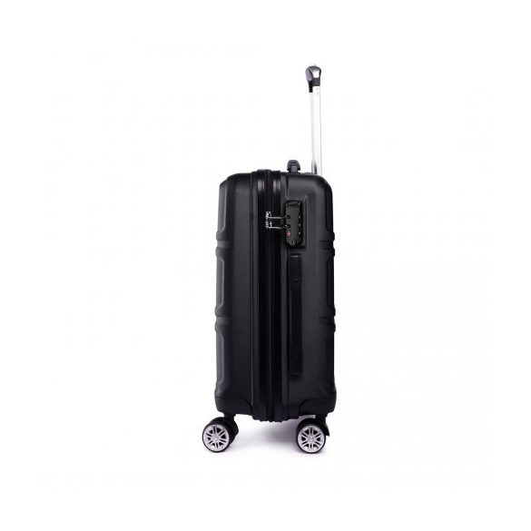 Miss Lulu London K1871-1L - Kono ABS Geformtes horizontales Design 28-Zoll-bőrönd fekete