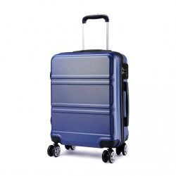   Miss Lulu London K1871-1L - Kono ABS Geformtes horizontales Design 24-Zoll-bőrönd Navy kék