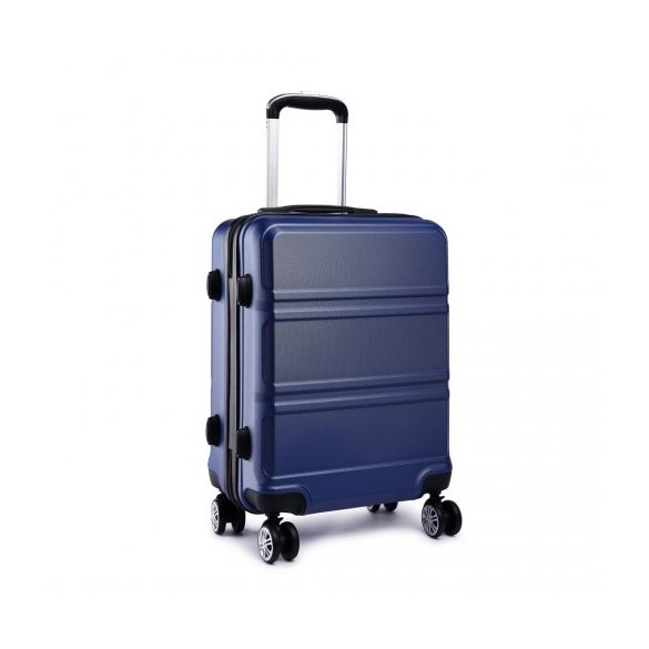 Miss Lulu London K1871-1L - Kono ABS Geformtes horizontales Design 24-Zoll-bőrönd Navy kék