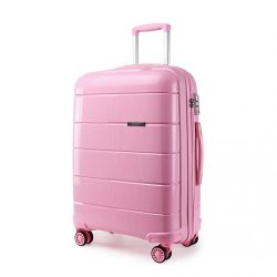   Miss Lulu London K1997L - KONO 20-ZOLL-KABINENGRÖSSE HARD kagyló PP-bőrönd rózsaszín