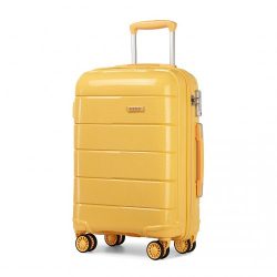Miss Lulu London K1997L-KONO PP-bőrönd 20-ZOLL-sárga