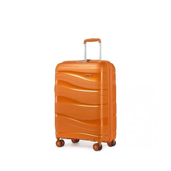 Miss Lulu London K2094L - Kono 20 Zoll könnyű Polypropylen bőrönd TSA-zár narancssárga