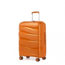   Miss Lulu London K2094L - Kono 24 Zoll könnyű Polypropylen bőrönd TSA-zár narancssárga