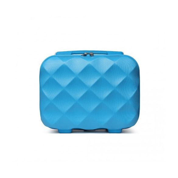 Miss Lulu London K2395L - BRITISH Traveller 13 Zoll Ultraleicht ABS és Polycarbonat bőrönd kék