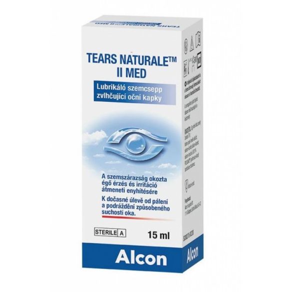 Tears természetese II med szemcsepp 15ml Kiegészítő Szemcsepp