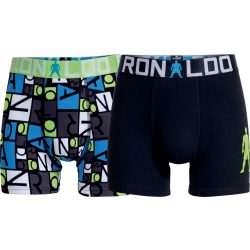   Cristiano Ronaldo gyerek alsónadrág 2db-os 8400-51-511 fekete kék zöld/fekete zöld 4/6