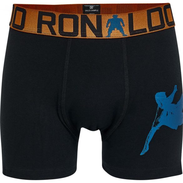 Cristiano Ronaldo gyerek alsónadrág 2db-os 8400-51-517 fekete narancs kék/fekete narancssárga kék 4/6