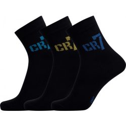   Cristiano Ronaldo gyerek zokni 3db-os 8470-80-468 fekete/fekete 35/39 /várható érkezés:07.10