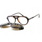   Tom Ford FT5760-B szemüvegkeret sötét barna / Clear lencsék női /kac