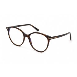   Tom Ford FT5742-B szemüvegkeret sötét barna / Clear lencsék női /kac