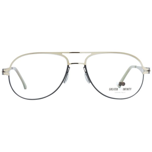 Greater Than Infinity szemüvegkeret GT012 V04 56 férfi fekete arany /kac