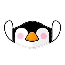  Cutiemals Penguin Reukard Face álarc nagyméretű gyerek /kac