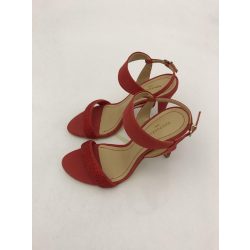   Montonelli Prémium Valódi Bőr  női piros magassarkú cipő 40 /kac