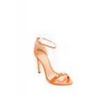   Montonelli Prémium Valódi Bőr  női narancssárga magassarkú cipő 39 /kac