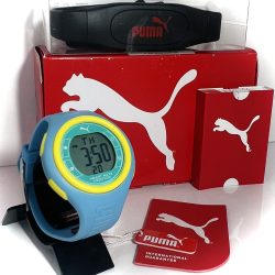   Puma óra Pulsuhr Pulse kék Pulzusmérő sportóra PU910541013 férfi női unisex /kamp20231102 /kac