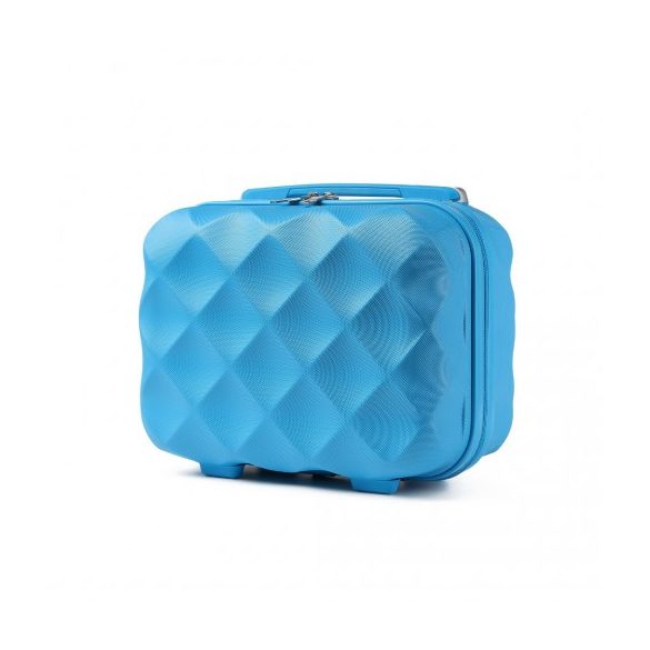 Miss Lulu London K2395L - BRITISH Traveller 13 Zoll Ultraleicht ABS és Polycarbonat bőrönd kék /kac