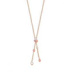   Esprit Női Lánc nyaklánc ezüst rosegold cirkónia Sweet Parfait ESNL93189B420