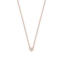   Esprit Női Lánc nyaklánc ezüst rosegold cirkónia kicsi ESNL92942C420