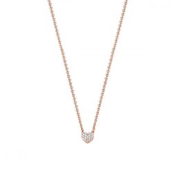   Esprit Női Lánc nyaklánc ezüst rosegold cirkónia kicsi ESNL92942C420
