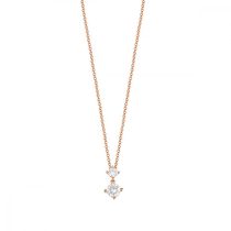   Esprit Női Lánc nyaklánc ezüst rosegold cirkónia Svelte Sparkle ESNL92460C400