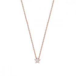   Esprit Női Lánc nyaklánc ezüst rosegold cirkónia kicsi ESNL92979C420