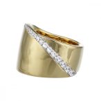   Esprit Collection Női gyűrű ezüst arany cirkónia Phanes Gr.18 ELRG92408B180