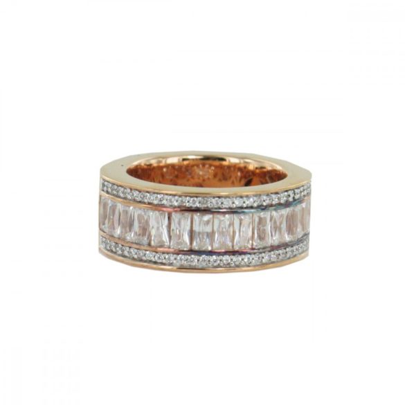 Esprit Collection Női gyűrű ezüst rosegold cirkónia Pallas Gr.17 ELRG92318B170