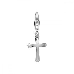  Esprit nyaklánc kiegészítő Charms ezüst cirkónia Belief kereszt ESCH91431A000